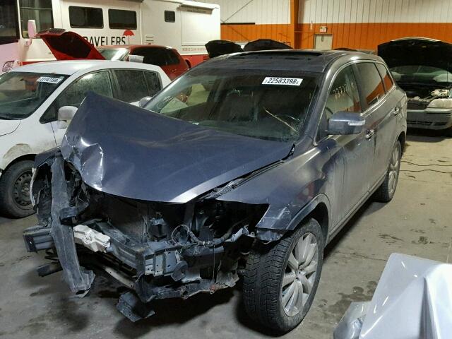 JM3TB38A980125989 - 2008 MAZDA CX-9 GRAY photo 2