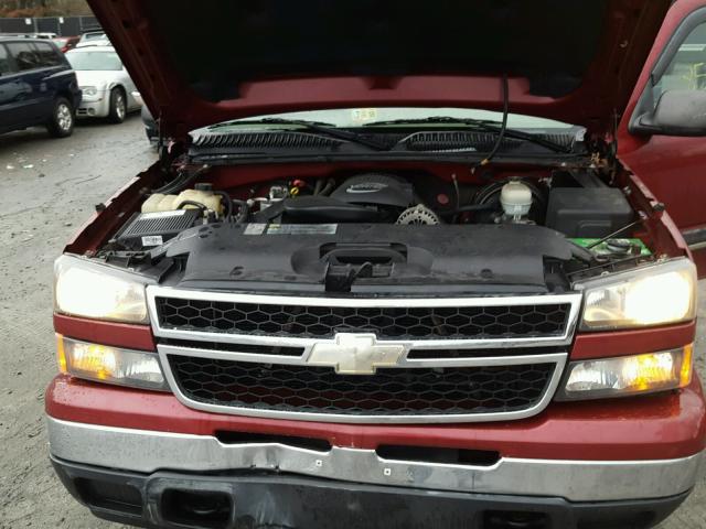 2GCEC13V171173485 - 2007 CHEVROLET SILVERADO RED photo 7