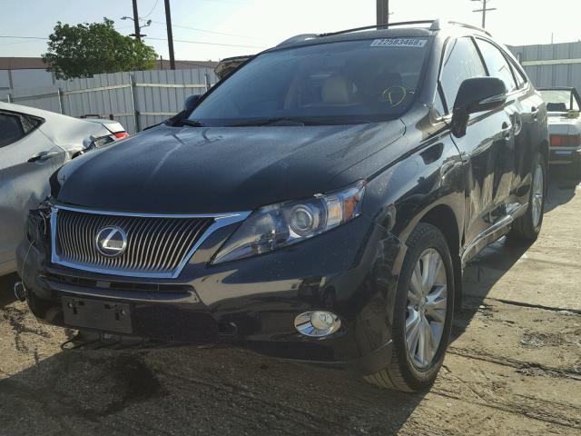 JTJBC1BA2B2424053 - 2011 LEXUS RX 450 BLACK photo 2