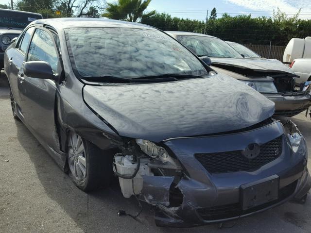 1NXBU4EE4AZ385674 - 2010 TOYOTA COROLLA BA CHARCOAL photo 1