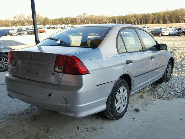 2HGES16364H562592 - 2004 HONDA CIVIC DX V SILVER photo 4