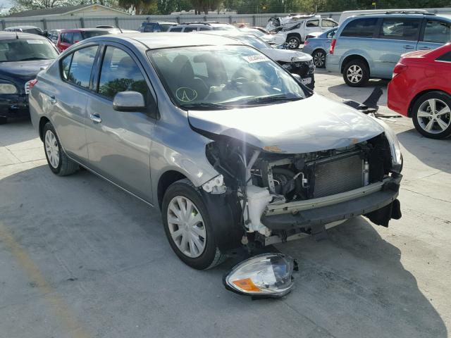 3N1CN7AP9EL824224 - 2014 NISSAN VERSA S GRAY photo 1