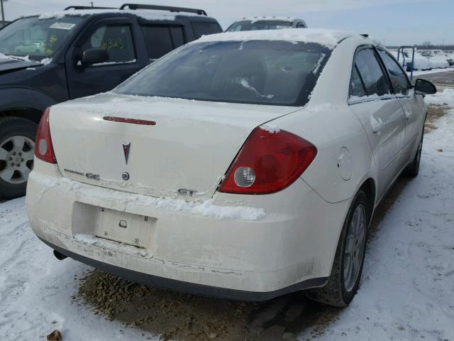 1G2ZH558764289198 - 2006 PONTIAC G6 GT WHITE photo 4