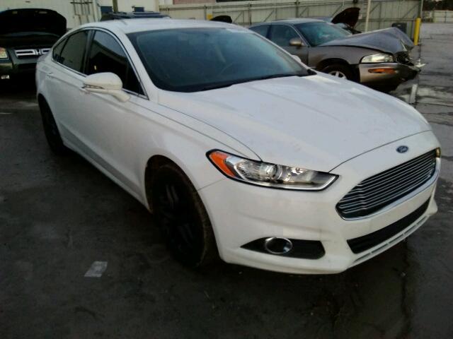 3FA6P0HR9DR204445 - 2013 FORD FUSION SE WHITE photo 1