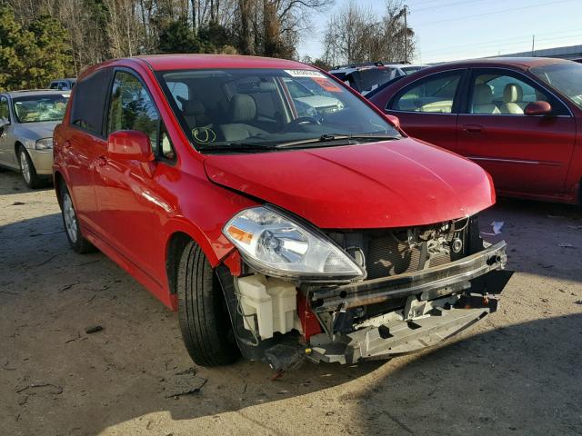 3N1BC1CP6AL375574 - 2010 NISSAN VERSA S RED photo 1