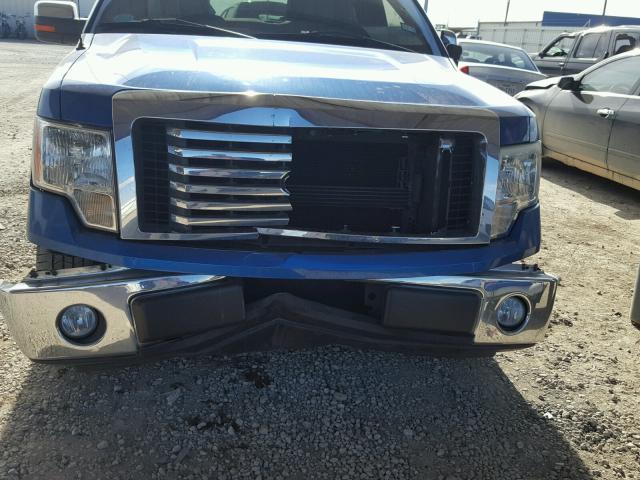 1FTEW1C88AFB29730 - 2010 FORD F150 SUPER BLUE photo 9