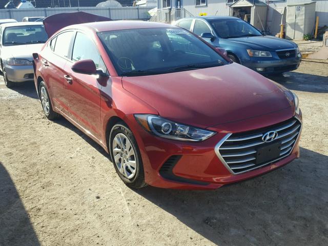 5NPD74LF2HH153546 - 2017 HYUNDAI ELANTRA SE RED photo 1