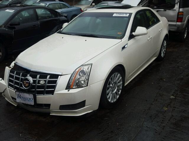 1G6DE5E55C0141741 - 2012 CADILLAC CTS LUXURY WHITE photo 2