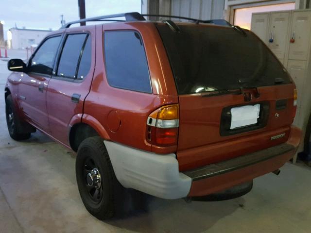 4S6CK58W7X4401659 - 1999 HONDA PASSPORT E 勃艮第红 照片 3