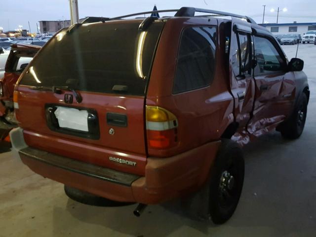 4S6CK58W7X4401659 - 1999 HONDA PASSPORT E 勃艮第红 照片 4