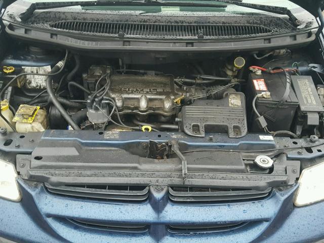 2B4GP2533YR547495 - 2000 DODGE CARAVAN BLUE photo 7