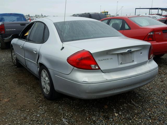 1FAFP53U43G179534 - 2003 FORD TAURUS SE SILVER photo 3