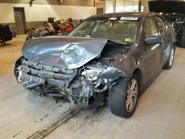 3FAHP0HA9CR428574 - 2012 FORD FUSION SE BLUE photo 2