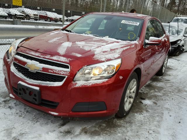 1G11D5SR6DF284196 - 2013 CHEVROLET MALIBU 1LT 红色 照片 2