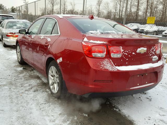 1G11D5SR6DF284196 - 2013 CHEVROLET MALIBU 1LT 红色 照片 3