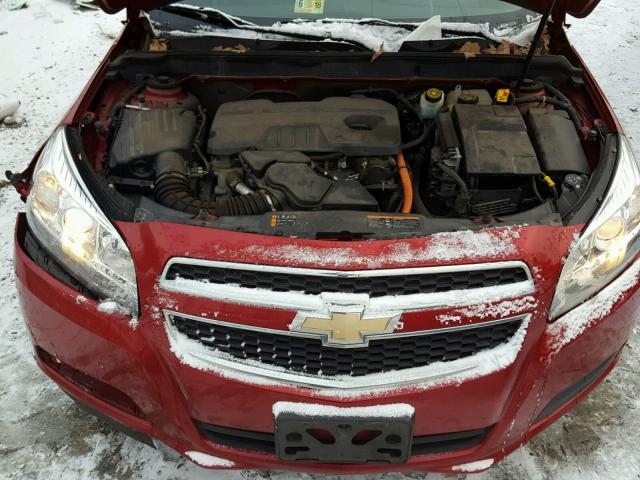 1G11D5SR6DF284196 - 2013 CHEVROLET MALIBU 1LT 红色 照片 7