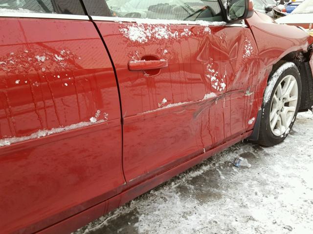 1G11D5SR6DF284196 - 2013 CHEVROLET MALIBU 1LT 红色 照片 9