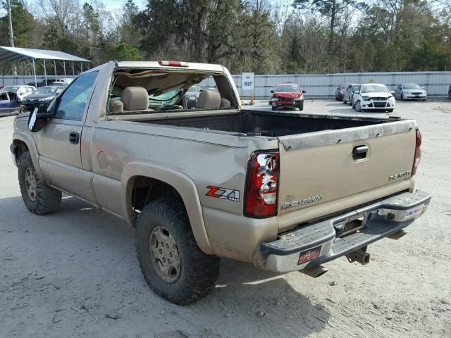 1GCEK14V54Z164003 - 2004 CHEVROLET SILVERADO TAN photo 3