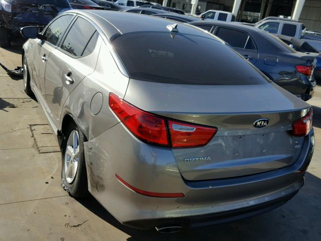 5XXGM4A73FG496389 - 2015 KIA OPTIMA LX GRAY photo 3