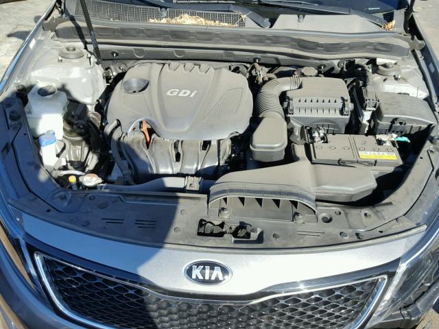 5XXGM4A73FG496389 - 2015 KIA OPTIMA LX GRAY photo 7