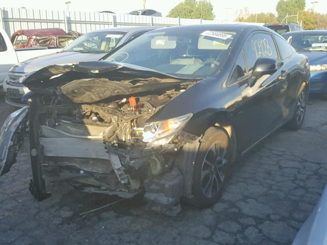 2HGFG3B88DH508472 - 2013 HONDA CIVIC EX შავი ფოტო 2