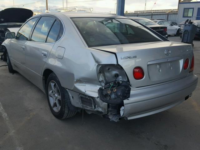 JT8BD69S630176977 - 2003 LEXUS GS 300 SILVER photo 3