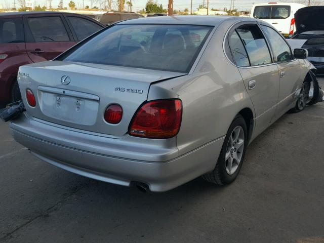 JT8BD69S630176977 - 2003 LEXUS GS 300 SILVER photo 4