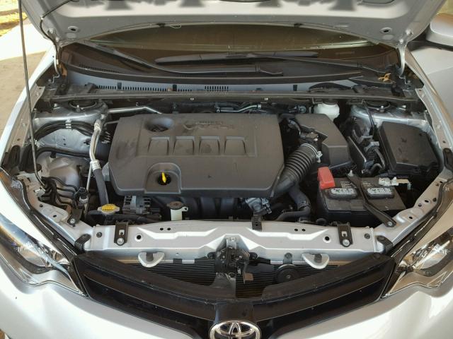 2T1BURHE5GC561666 - 2016 TOYOTA COROLLA L SILVER photo 7