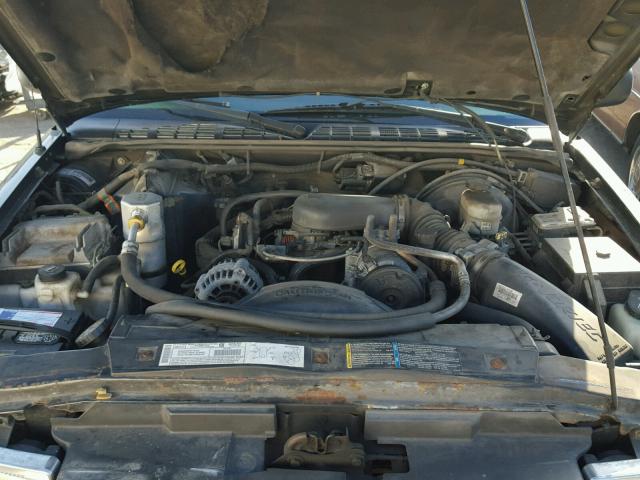 1GCDT13X23K129003 - 2003 CHEVROLET S TRUCK S1 BLACK photo 7