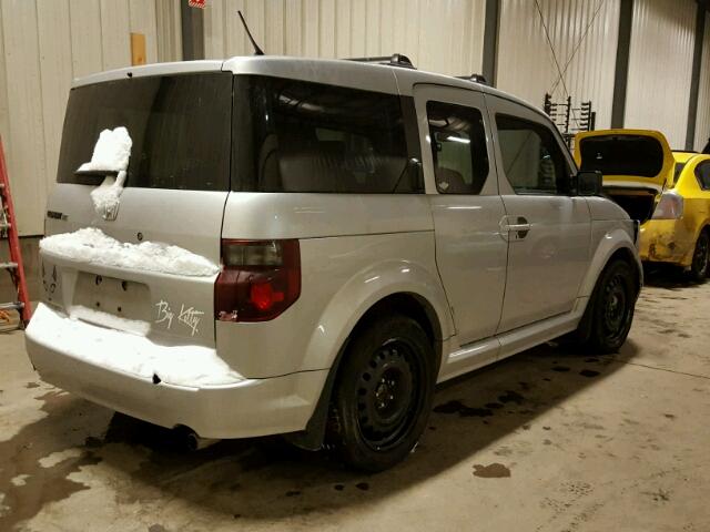 5J6YH18998L800336 - 2008 HONDA ELEMENT SC SILVER photo 4