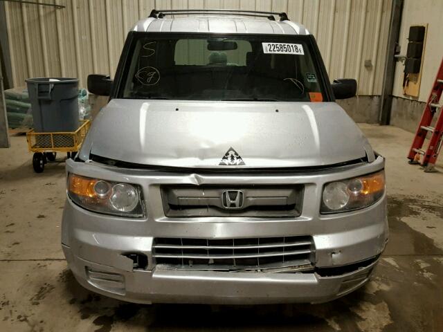 5J6YH18998L800336 - 2008 HONDA ELEMENT SC SILVER photo 9