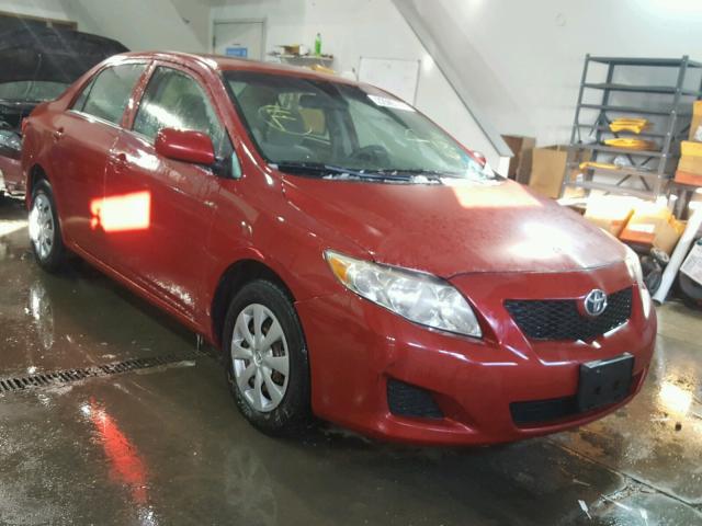 JTDBL40E49J006846 - 2009 TOYOTA COROLLA BA RED photo 1