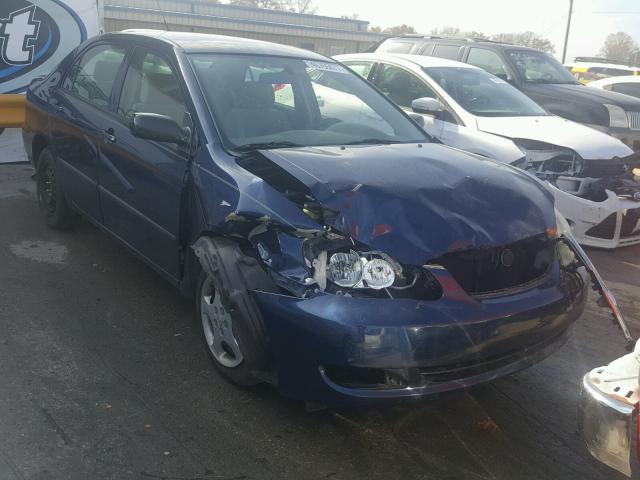 2T1BR32E96C634933 - 2006 TOYOTA COROLLA CE BLUE photo 1