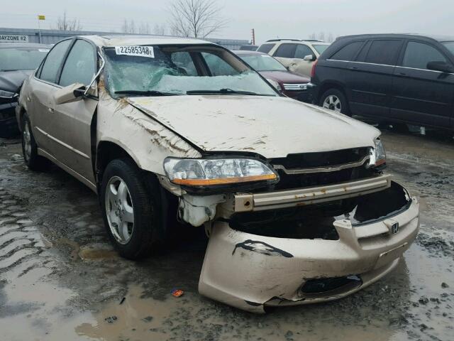 1HGCG1652YA800856 - 2000 HONDA ACCORD EX GOLD photo 1