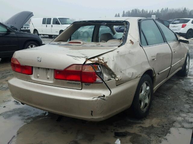 1HGCG1652YA800856 - 2000 HONDA ACCORD EX GOLD photo 4