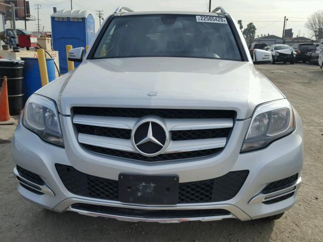 WDCGG5HB9EG231596 - 2014 MERCEDES-BENZ GLK 350 SILVER photo 9