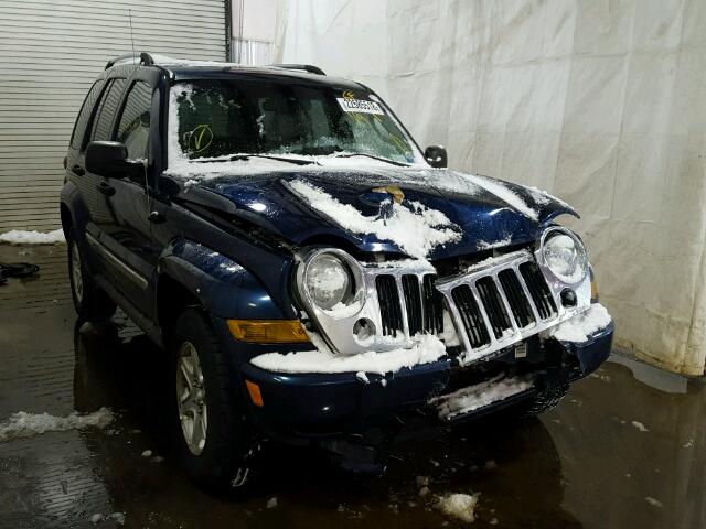 1J4GL58K45W654524 - 2005 JEEP LIBERTY LI BLUE photo 1