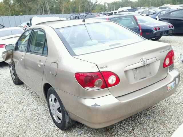 1NXBR32EX5Z548852 - 2005 TOYOTA COROLLA CE GOLD photo 3