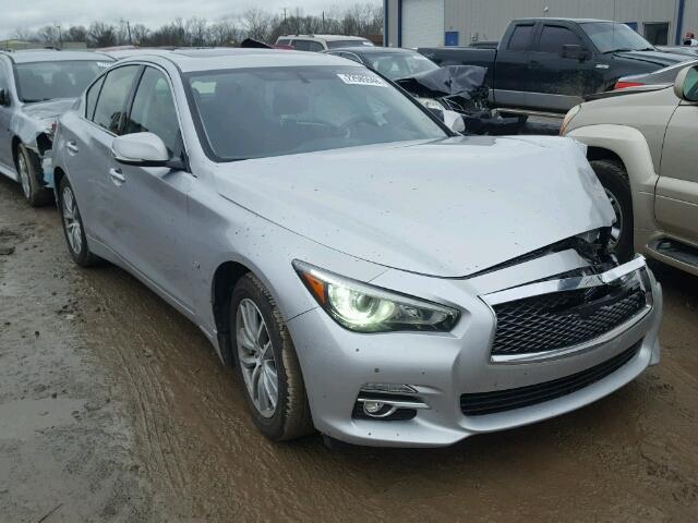 JN1BV7AR5FM418297 - 2015 INFINITI Q50 BASE SILVER photo 1