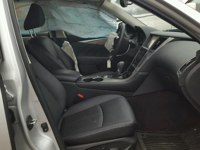 JN1BV7AR5FM418297 - 2015 INFINITI Q50 BASE Plata foto 5