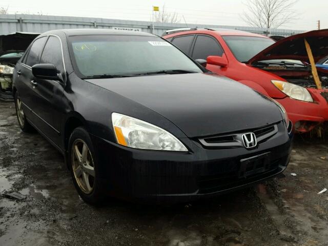 1HGCM55613A809955 - 2003 HONDA ACCORD EX BLACK photo 1