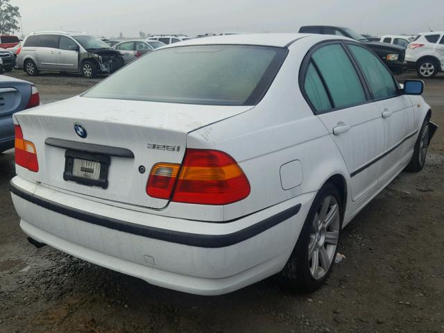 WBAET37432NJ18036 - 2002 BMW 325 I WHITE photo 4