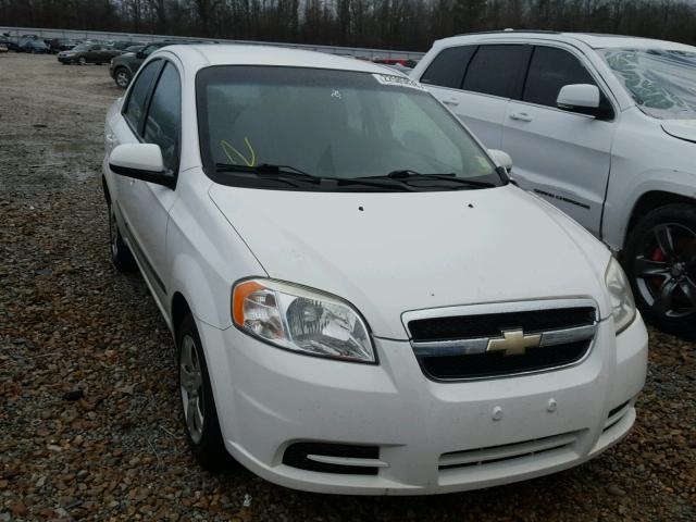 KL1TD5DE2AB110825 - 2010 CHEVROLET AVEO LS WHITE photo 1