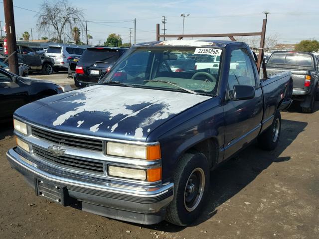 1GCEC14Z2SZ164022 - 1995 CHEVROLET GMT-400 C1 BLUE photo 2