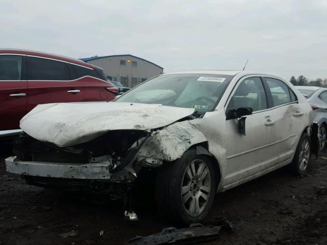 3FAHP08128R144775 - 2008 FORD FUSION SEL WHITE photo 2