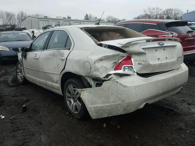 3FAHP08128R144775 - 2008 FORD FUSION SEL WHITE photo 3