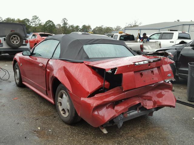 1FAFP4444XF213590 - 1999 FORD MUSTANG RED photo 3