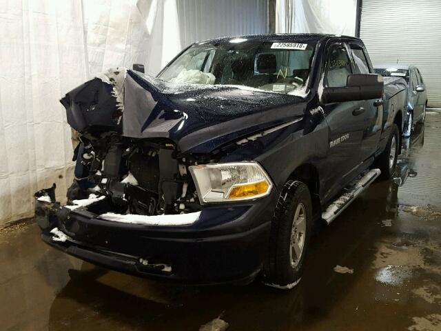 1C6RD7FP6CS239982 - 2012 DODGE RAM 1500 S BLUE photo 2