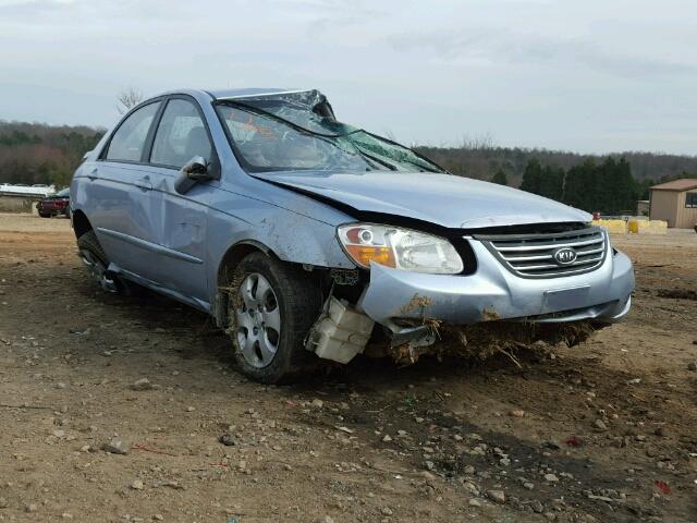 KNAFE121785495526 - 2008 KIA SPECTRA EX BLUE photo 1