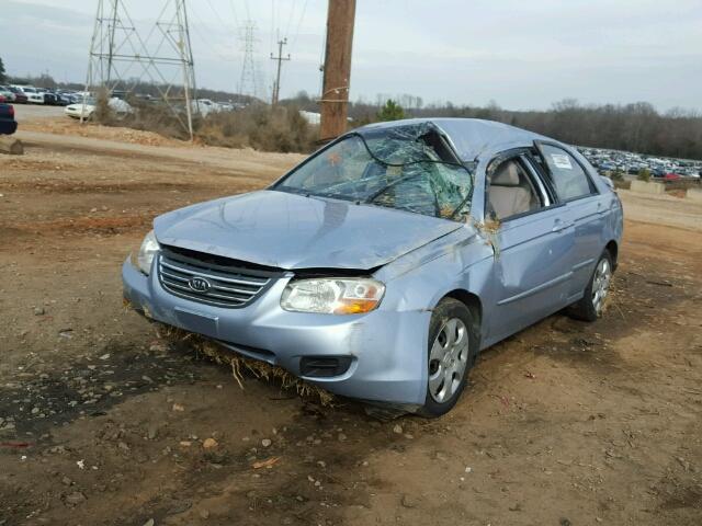 KNAFE121785495526 - 2008 KIA SPECTRA EX BLUE photo 2